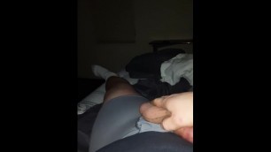 Watching my Cock get Bigger and Bigger. Teasing my Wife