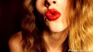 Preview Red LipStick FemDom JOI W/ Smoke Goddess Nikki Kit