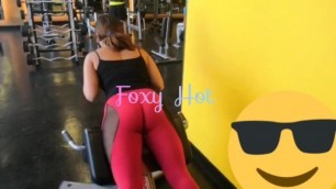 Foxy Hot Heats the Maintenance of your Gym, you Wear Transparent Clothes
