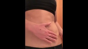 Stretching, Navel Lotion and Deep Breathing Tummy