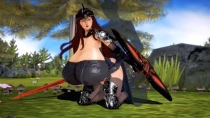 3D Hentai Super Big Tits Knight