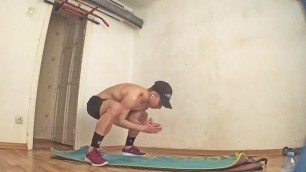 Russian Boy Making CrossFit