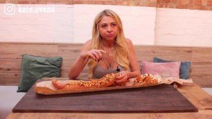Petite Blonde Demolishes HUGE Sausage in one Sitting