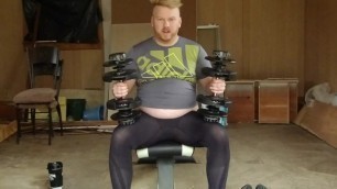 Fat Jock Gets new Home Gym