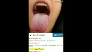 Latina Camgirl Mouth Fetish Mobile