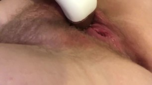 FTM Gets his Cock Sucked by Toy, Squirts HARD!