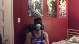 Isolated Loner Plays Games during the Quarantine
