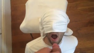 Pissing in Mouth of Blindfolded Man