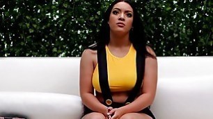 Exotic thick girl takes a pounding during her Audition